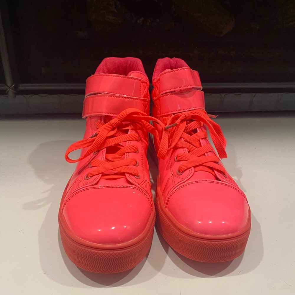 Hot Pink Hightop sneakers